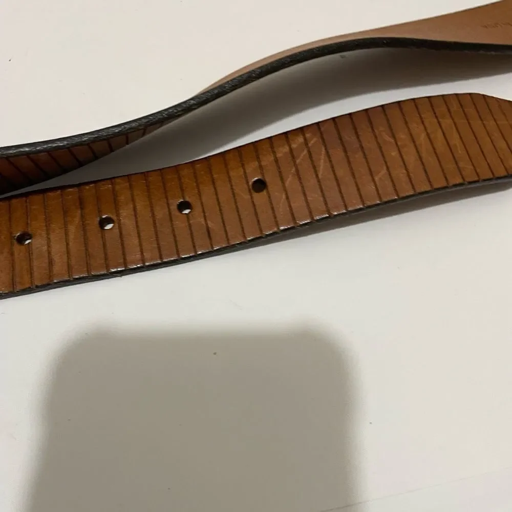 COPY - Allen Edmonds men’s brown Calf Belt handcrafted in USA